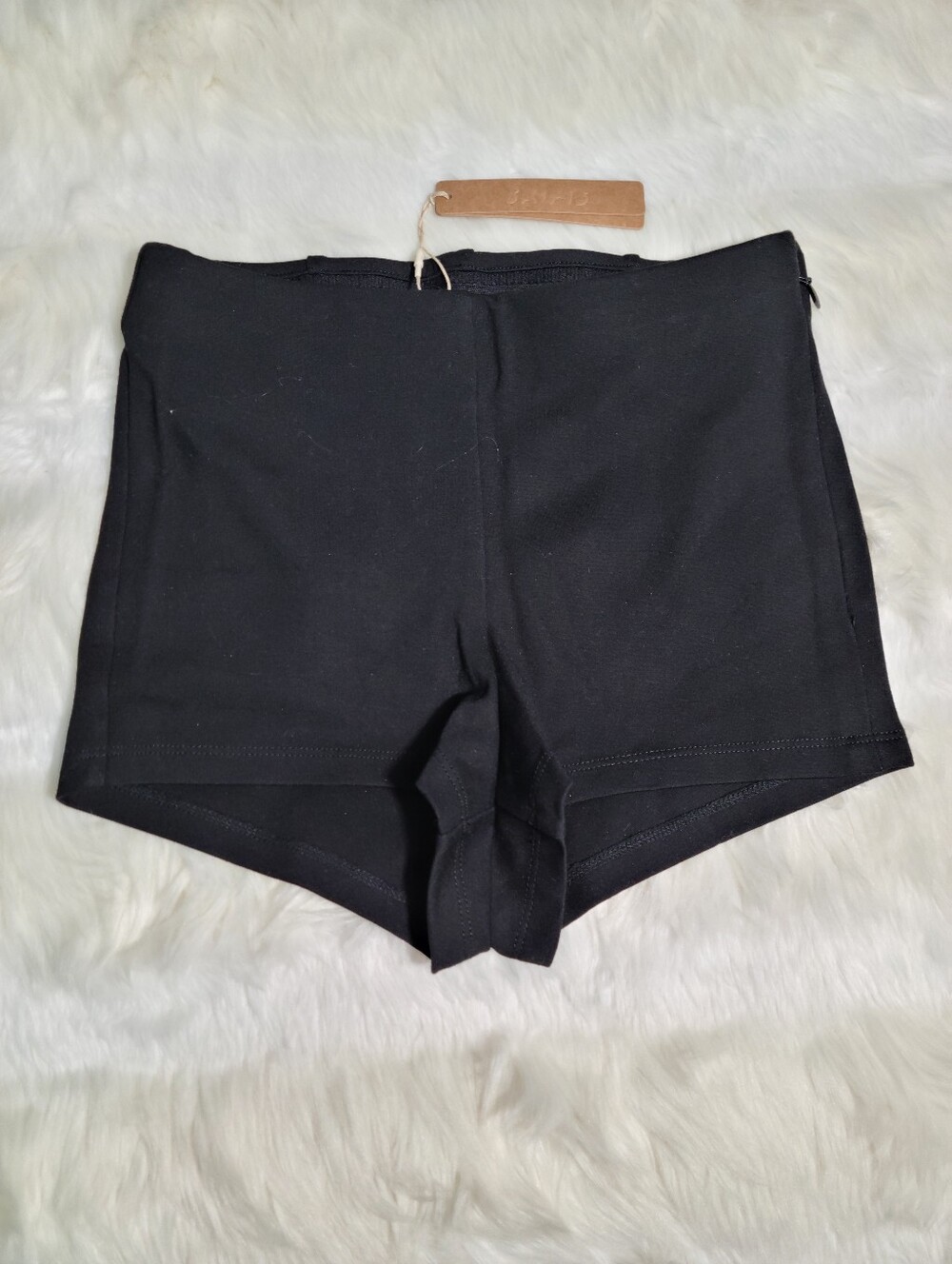 SKIMS The Essential Pants High Waist Hot Short Black Obsidian Women XSS NEW
